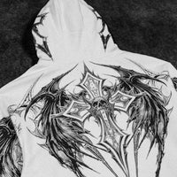 Nightfall Oversized Pullover Hoodie [DIVINE WHITE]