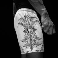 Excalibur Bodybuilding Mesh shorts [DIVINE WHITE]