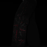 Women's Shattered Blade Rhinestone Uncuffed Sweatpants [NIGHTMARE]