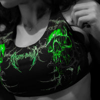 Void Tech™ Death Veil Sports Bra [GLOW IN THE DARK]