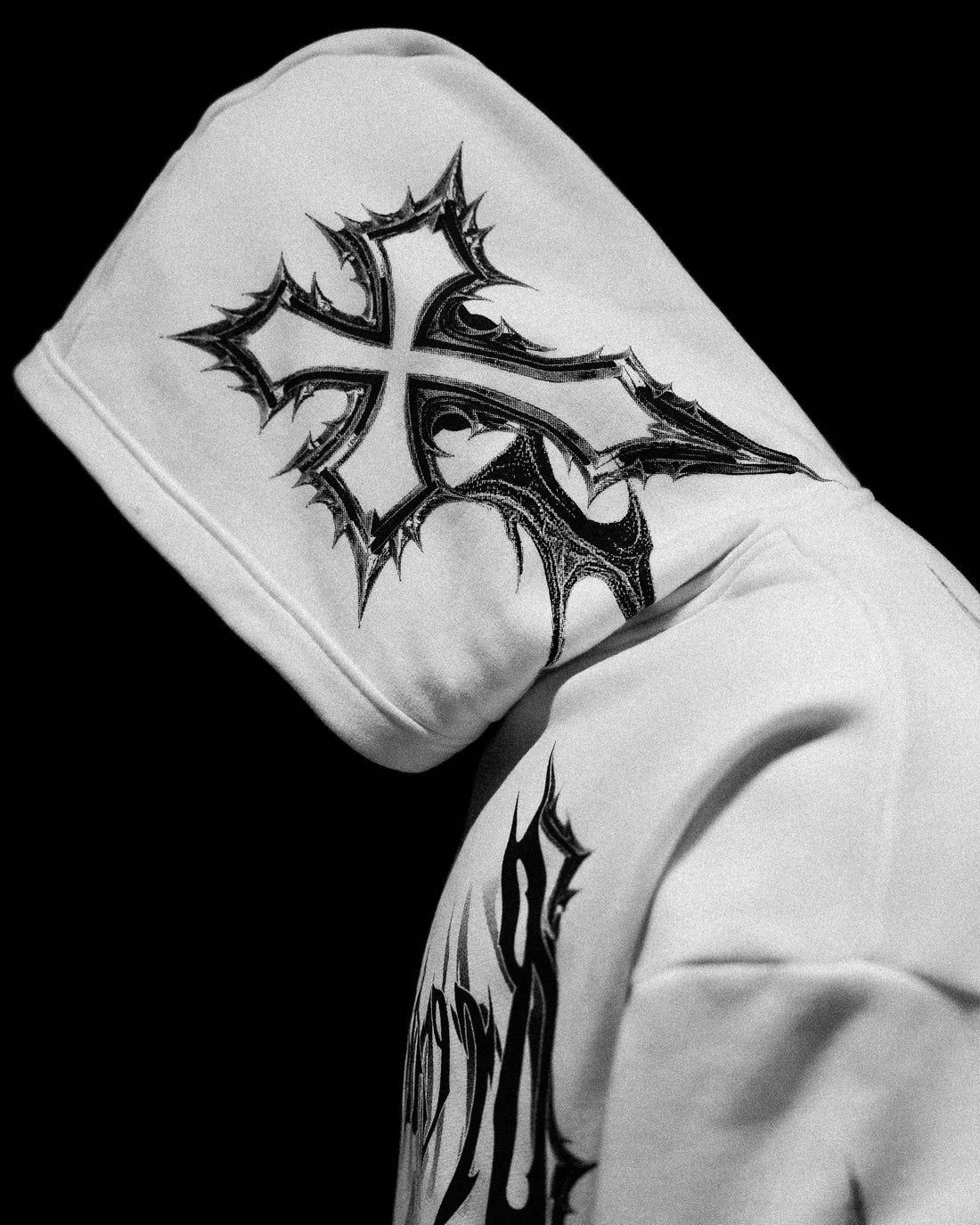Nightfall Oversized Pullover Hoodie [DIVINE WHITE]