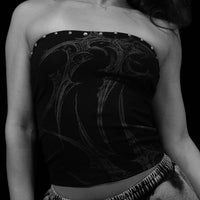 Women's Eternal Blade Tube Top [DARKNESS]
