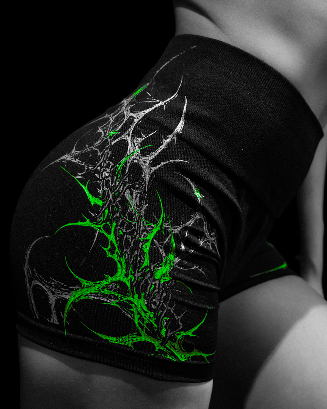 Void Tech™ Death Veil Seamless Shorts [GLOW IN THE DARK]
