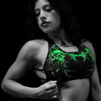 Void Tech™ Death Veil Sports Bra [GLOW IN THE DARK]