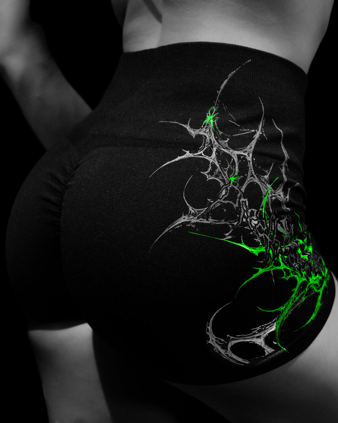 Void Tech™ Death Veil Seamless Shorts [GLOW IN THE DARK]