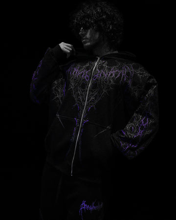 Nocturnal Oversized Zip-up Hoodie [DUSK]
