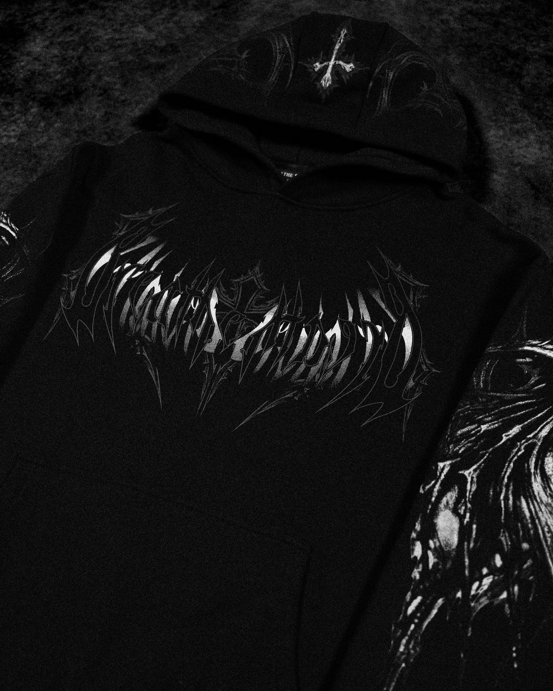 Nightfall Oversized Pullover Hoodie [VOID BLACK]