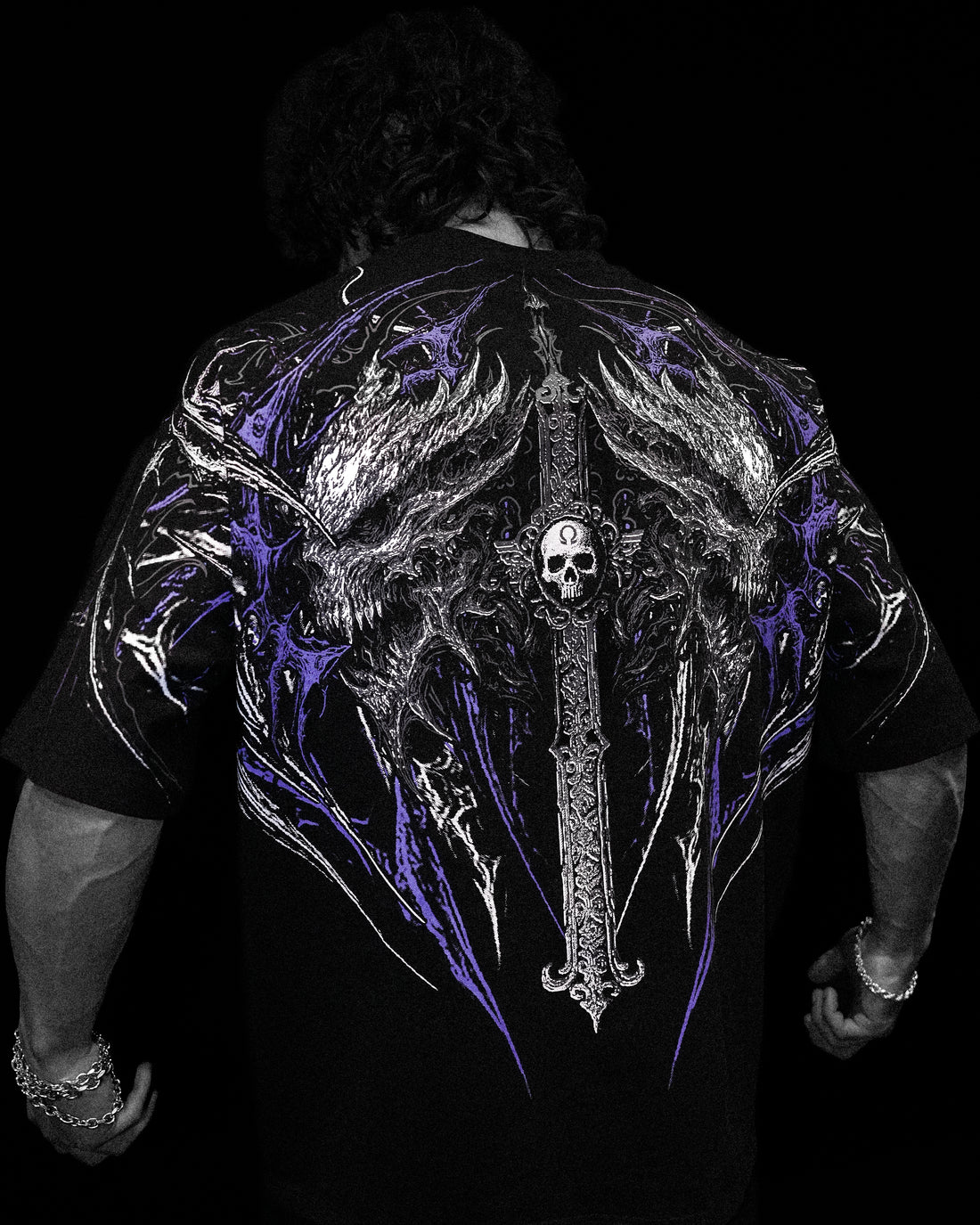 Hollow Souls Oversized T-shirt [HOLLOW PURPLE]