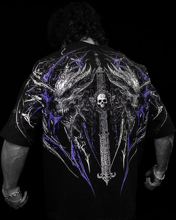 Hollow Souls Oversized T-shirt [HOLLOW PURPLE]