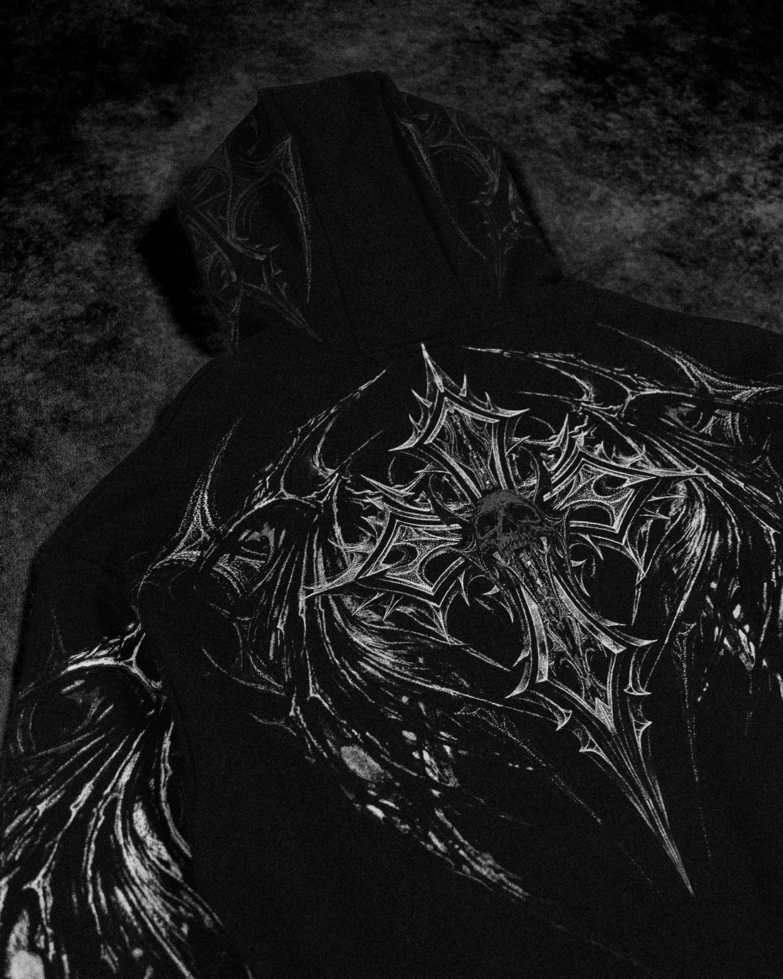 Nightfall Oversized Pullover Hoodie [VOID BLACK]