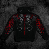 Dragon Blade Oversized pullover hoodie [NIGHTMARE]