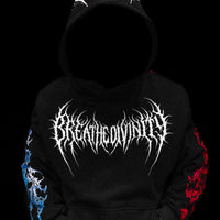 Dragon Blade Oversized pullover hoodie [FIRE AND ICE]