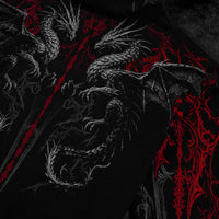 Dragon Blade Oversized pullover hoodie [NIGHTMARE]