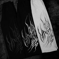 Nightfall Uncuffed Luxury Oversized Sweatpants [DARKNESS]