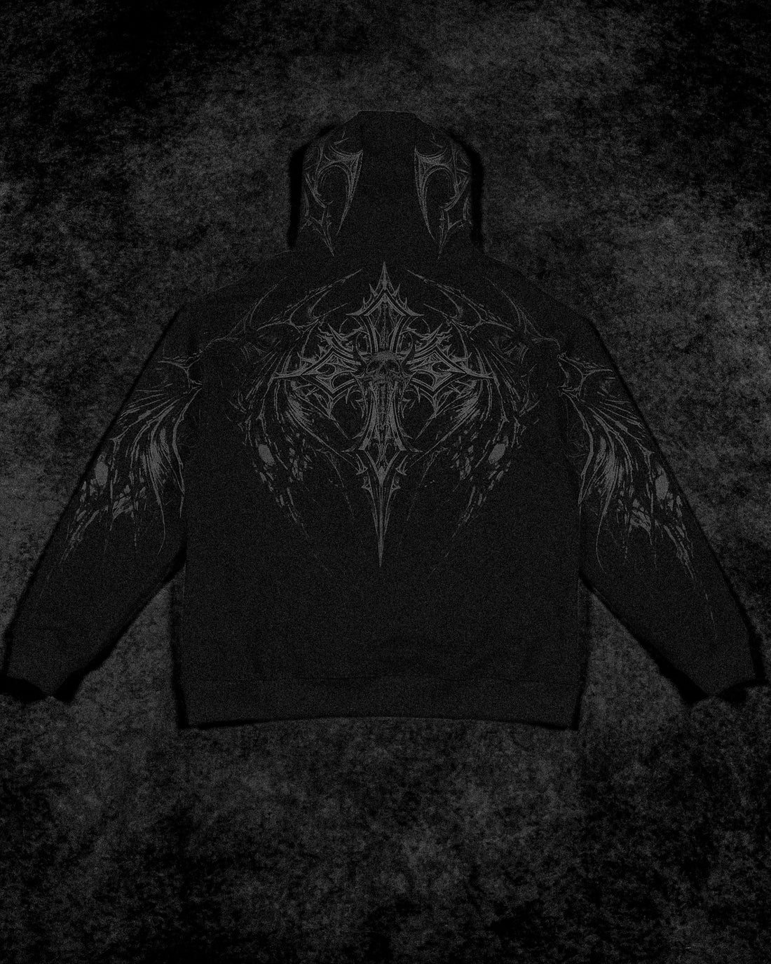 Nightfall Oversized Pullover Hoodie [DARKNESS]