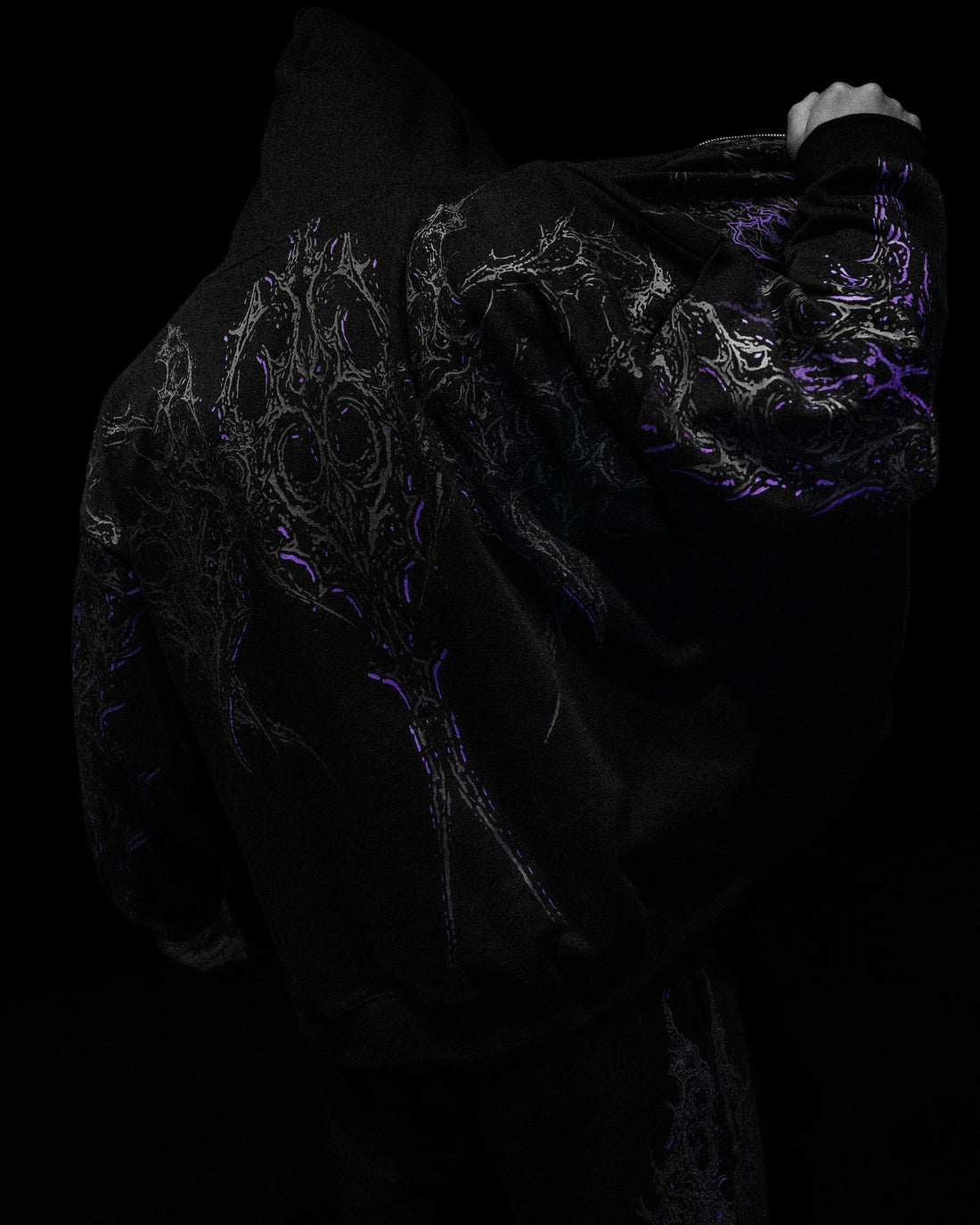 Nocturnal Oversized Zip-up Hoodie [DUSK]