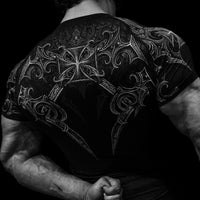 Void Tech™ Armored Short Sleeve Compression [VOID BLACK]