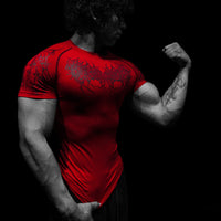 Void Tech™ Cyber Skeleton Compression [CRIMSON RED]