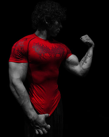 Void Tech™ Cyber Skeleton Compression [CRIMSON RED]