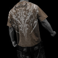 Hellspawn Ruined Oversized T-shirt [DECAYED BROWN VINTAGE]