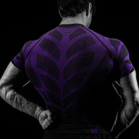 Doom Tech™ Spider-Corpse Short Sleeve Compression [AMETHYST]