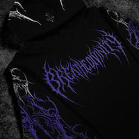 Dragon Blade Oversized Pullover Hoodie [HOLLOW PURPLE]