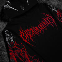 Dragon Blade Oversized pullover hoodie [HEAVENLY RED]