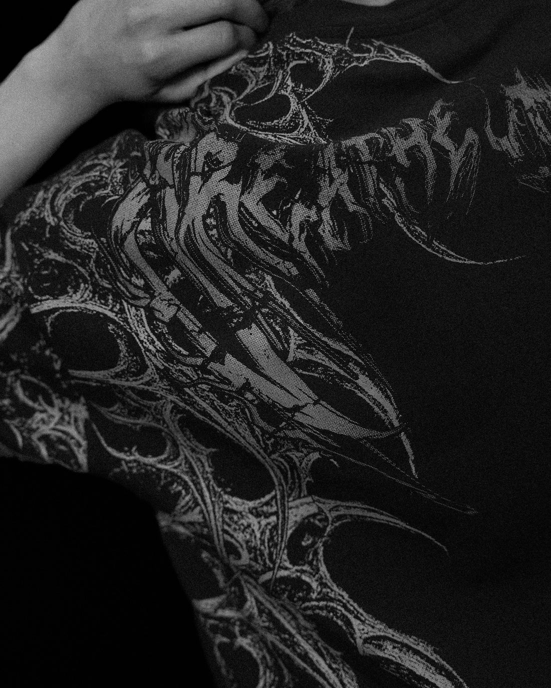 Womens Immoria Oversized Lightweight Tee [VOID BLACK]