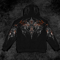Nightfall Oversized Pullover Hoodie [ORANGE DREAM/SCORCH]