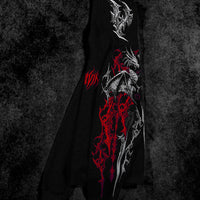 Dragon Blade Oversized pullover hoodie [HEAVENLY RED]
