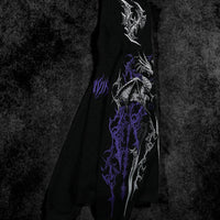 Dragon Blade Oversized Pullover Hoodie [HOLLOW PURPLE]