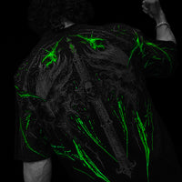 Hollow Souls Oversized T-shirt [NEON GREEN]