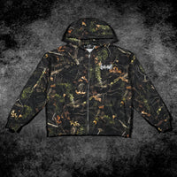 Camo Oversized Zip-up Hoodie [OVERGROWTH CAMO]