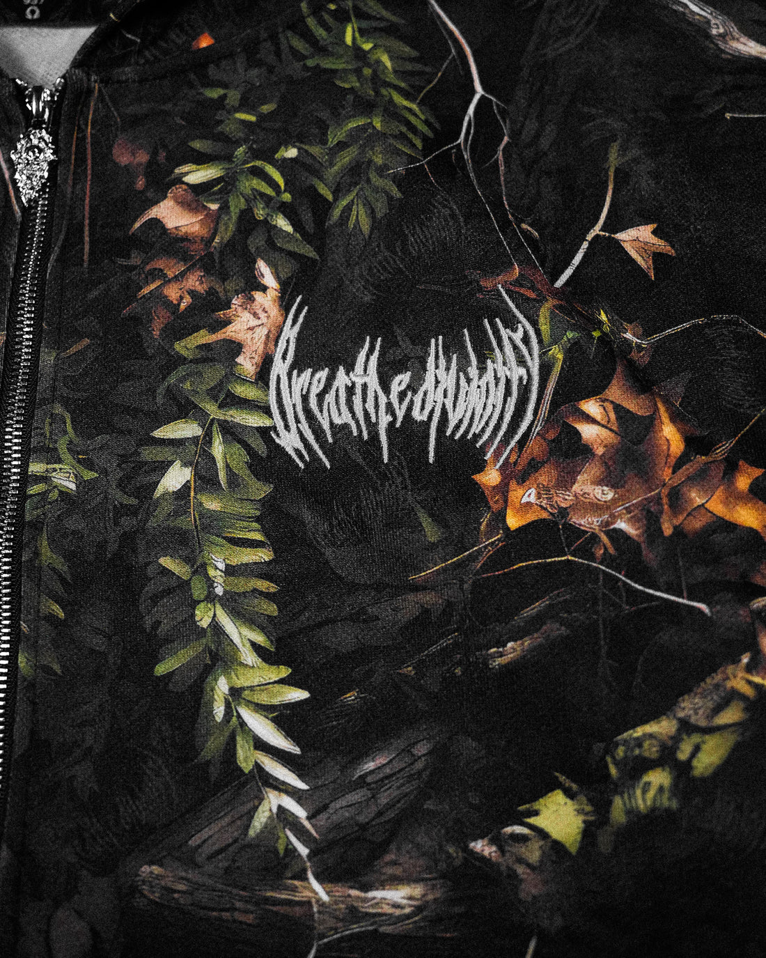 Camo Oversized Zip-up Hoodie [OVERGROWTH CAMO]