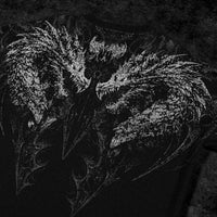 Blood Wyvern Oversized T-shirt [VOID BLACK]