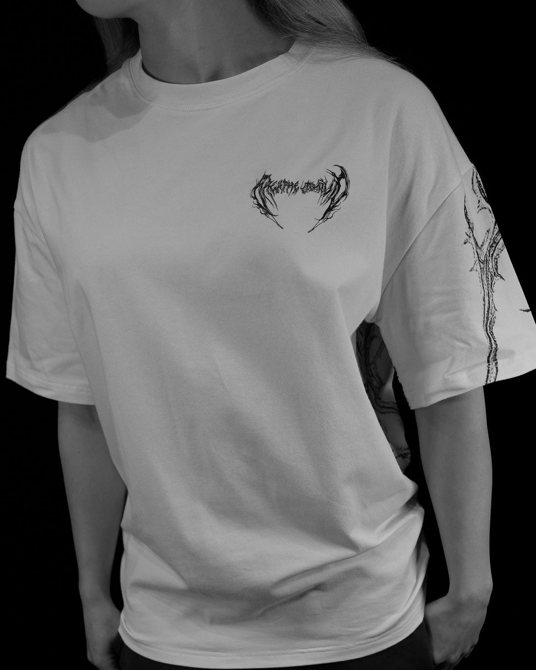Womens Immoria Oversized Lightweight Tee [DIVINE WHITE]