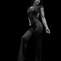Void Tech™ Dark Reign Open Back Flare Bodysuit [DARKNESS]