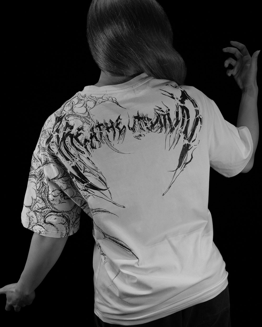 Womens Immoria Oversized Lightweight Tee [DIVINE WHITE]