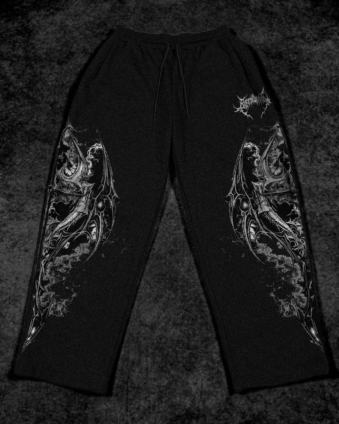 Executioner Banana Shape Uncuffed Sweatpants [VOID BLACK]