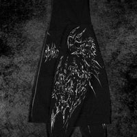 Deathkeeper Oversized Zip-up Hoodie [VOID BLACK]