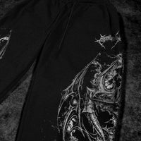 Executioner Banana Shape Uncuffed Sweatpants [VOID BLACK]