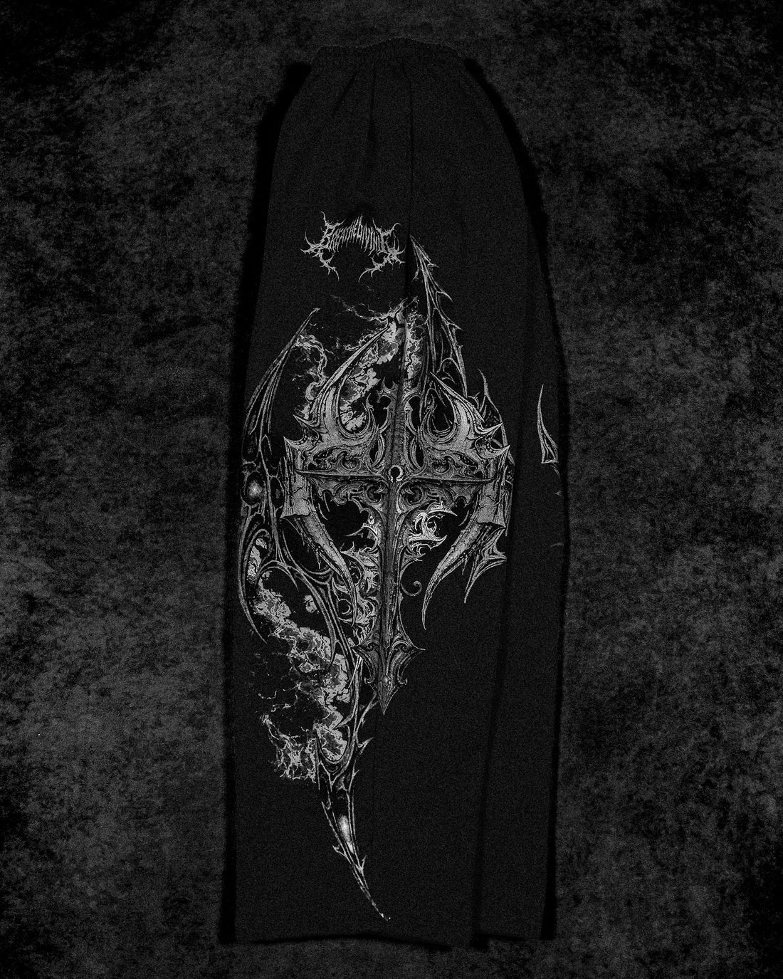 Executioner Banana Shape Uncuffed Sweatpants [VOID BLACK]