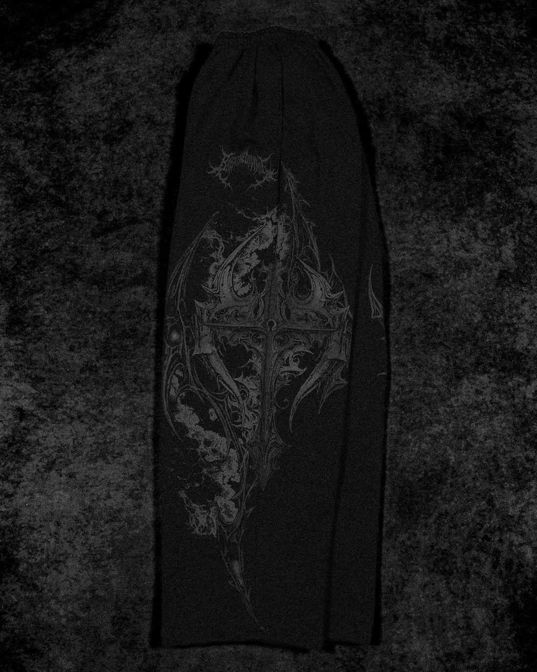 Executioner Banana Shape Uncuffed sweatpants [DARKNESS]