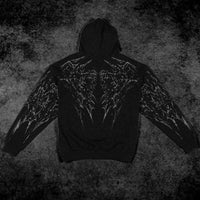 Deathkeeper Oversized Zip-up Hoodie [MIDNIGHT]