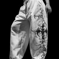 Immortal Tarnished Fit Sweatpants [DIVINE WHITE]