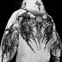 Nightfall Oversized Pullover Hoodie [DIVINE WHITE]