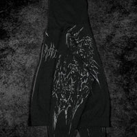 Deathkeeper Oversized Zip-up Hoodie [MIDNIGHT]