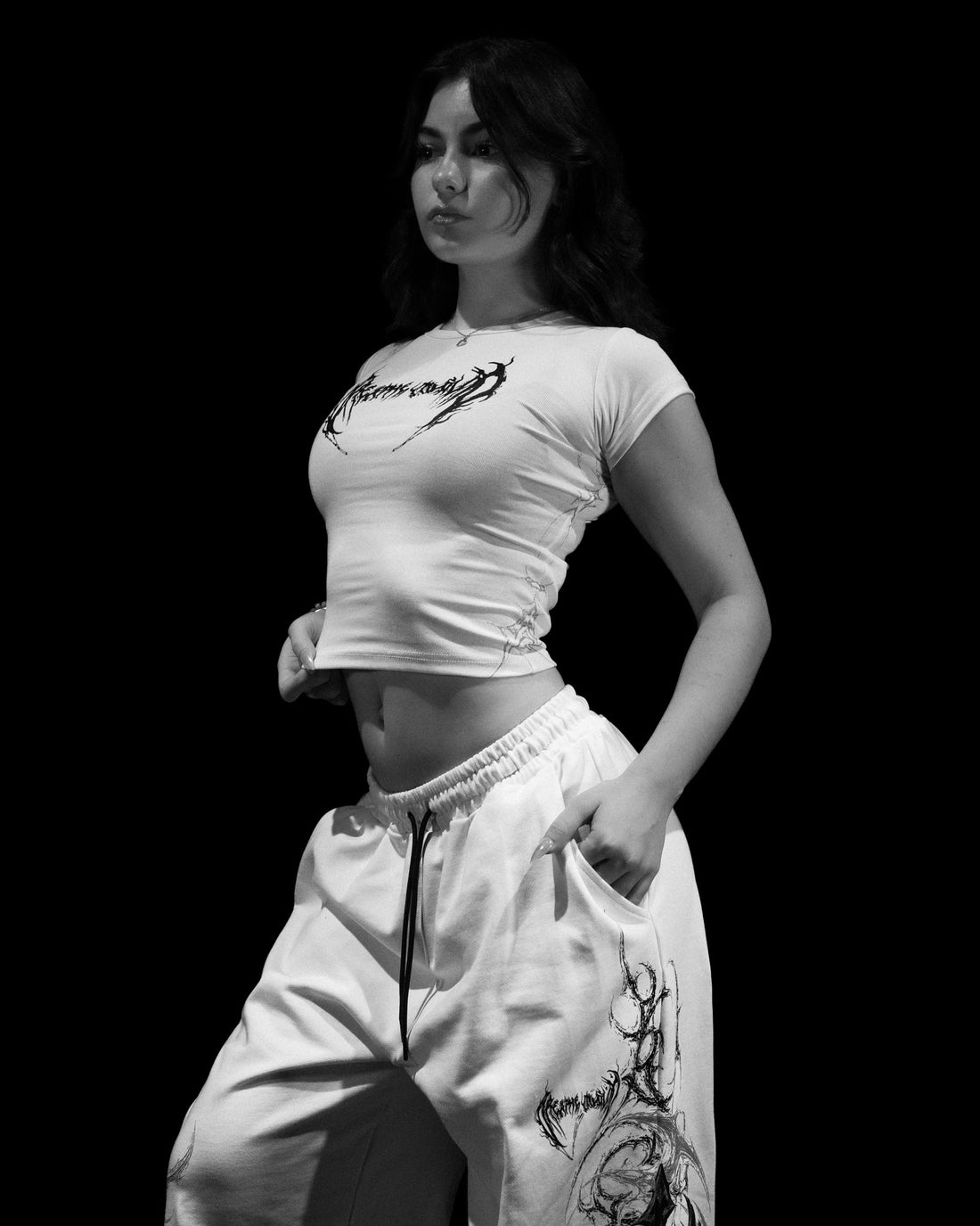 Covenant Fitted Baby Tee [DIVINE WHITE]