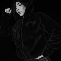 Women's Essential Fleece Jacket [DARKNESS]