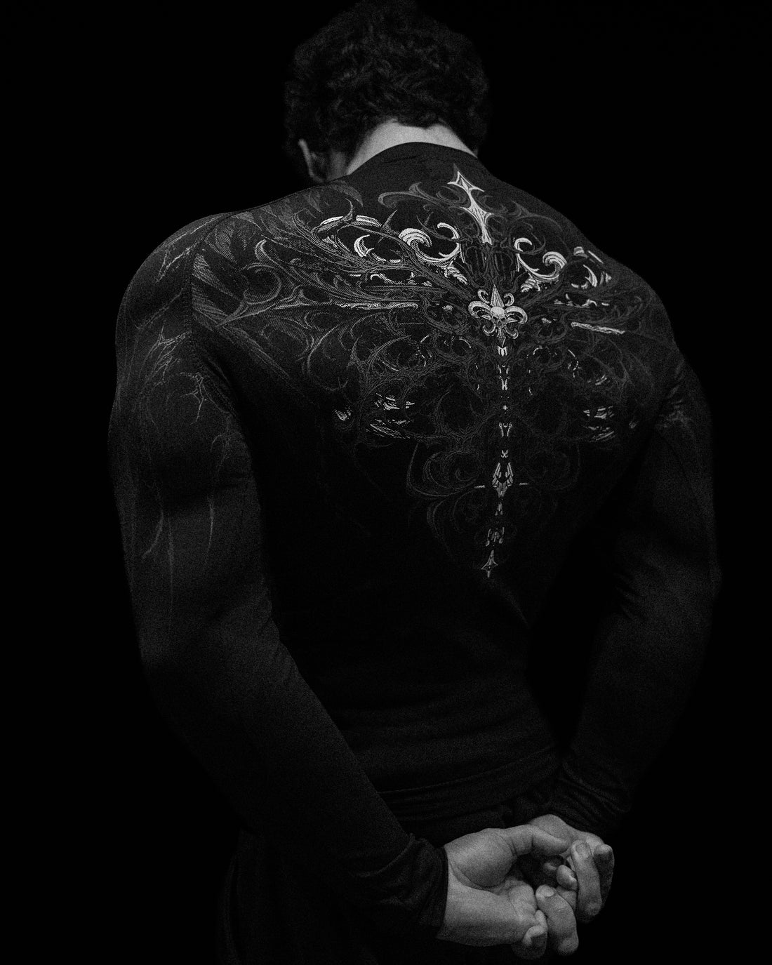 Void Tech™  Fallen Knight longsleeve Compression [MIDNIGHT]